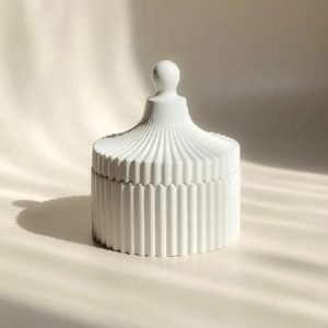 Gypsum flower basefor home decor