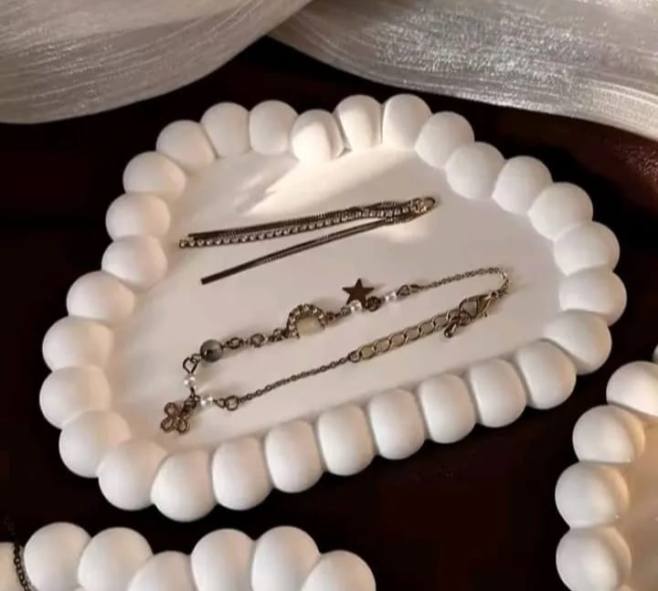 Gypsum old Oval tray home decor