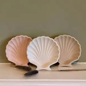 gypsum Shell tray for home decore